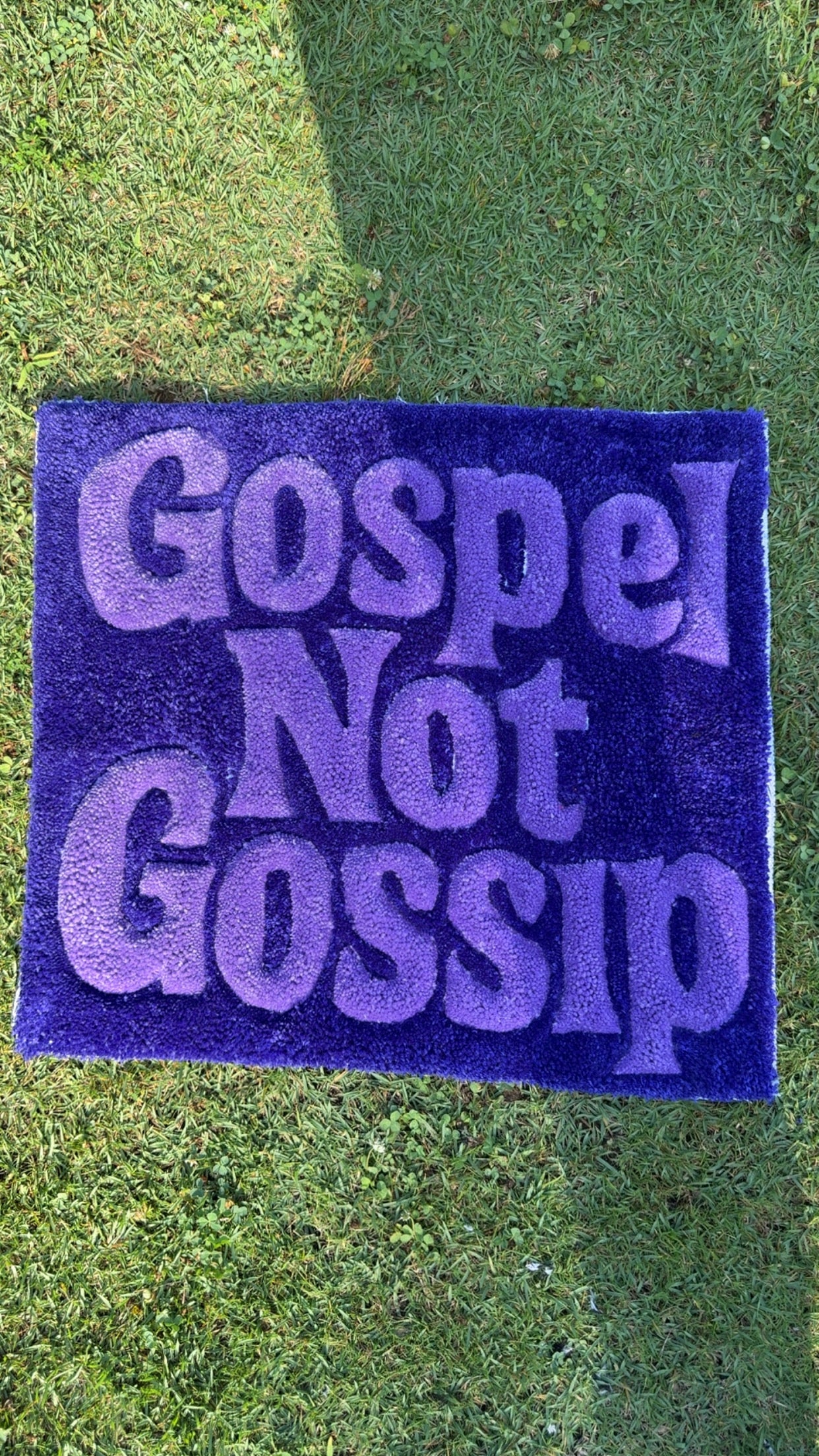 Gospel Not Gossip (purple)