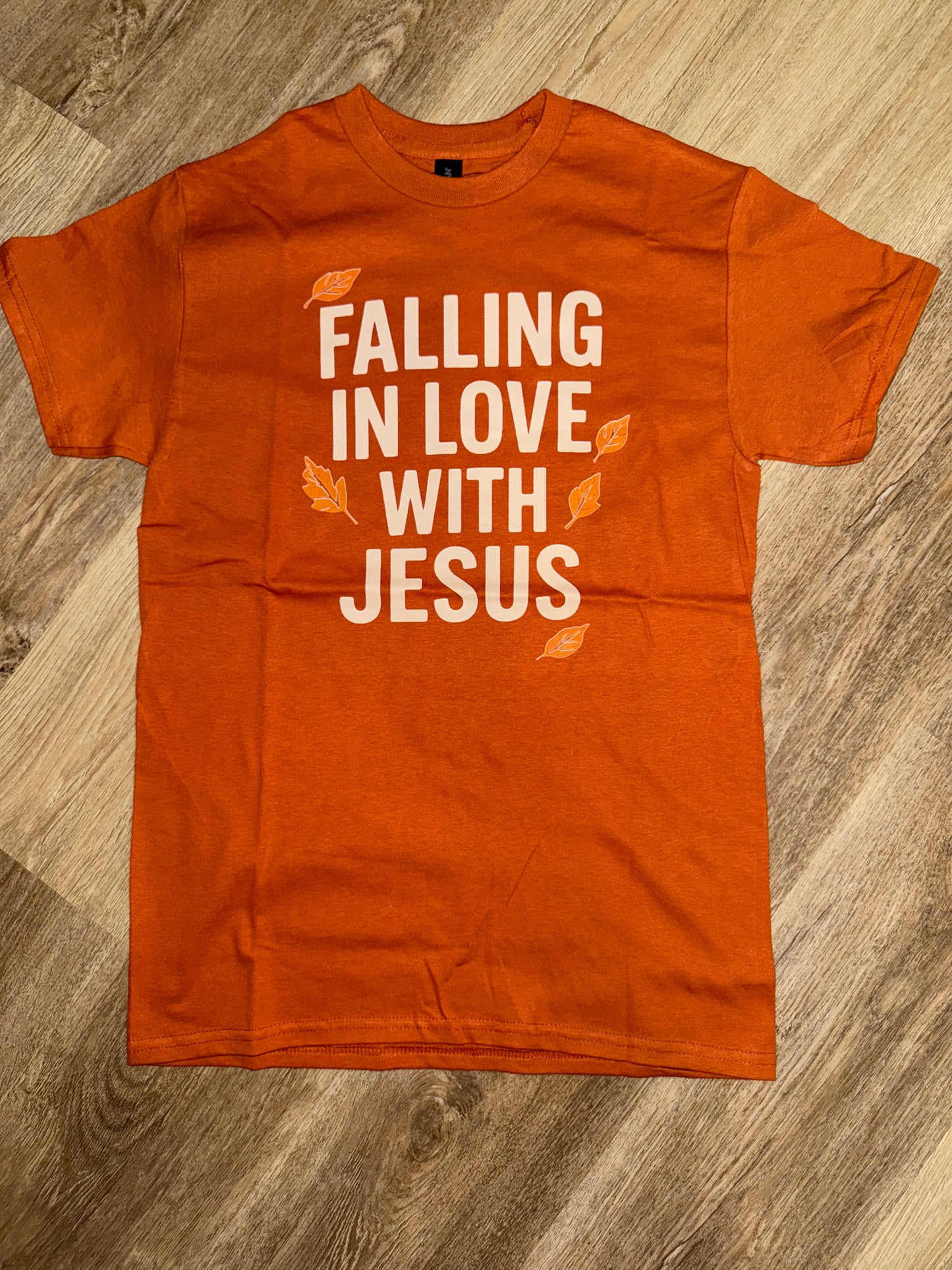 FALLIN IN LOVE WITH JESUS (BURNT ORANGE)