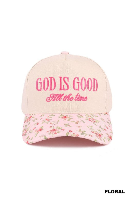 GOD IS GOOD all the time cap (more colors)