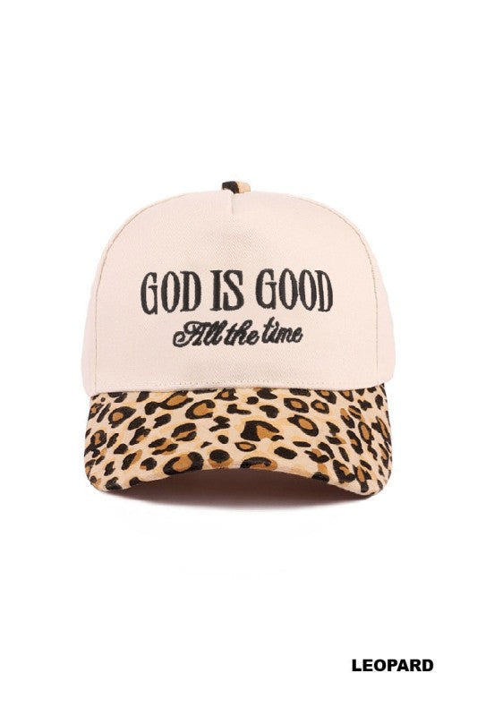 GOD IS GOOD all the time cap (more colors)