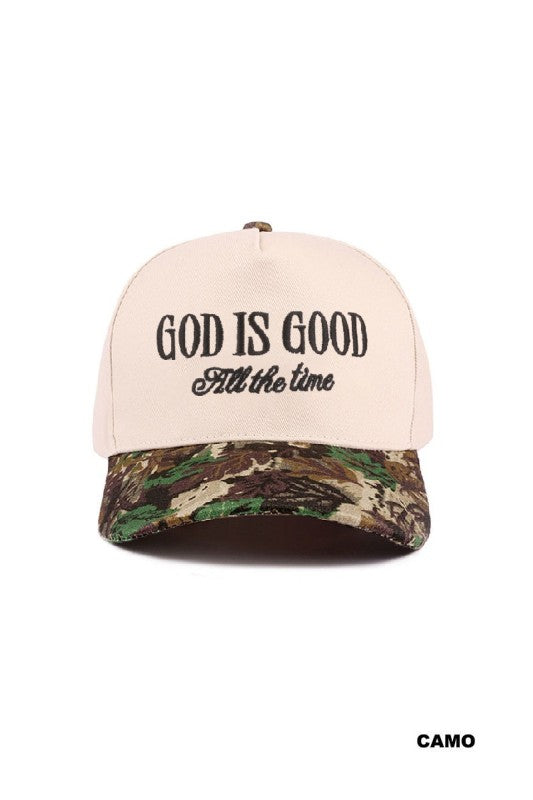 GOD IS GOOD all the time cap (more colors)
