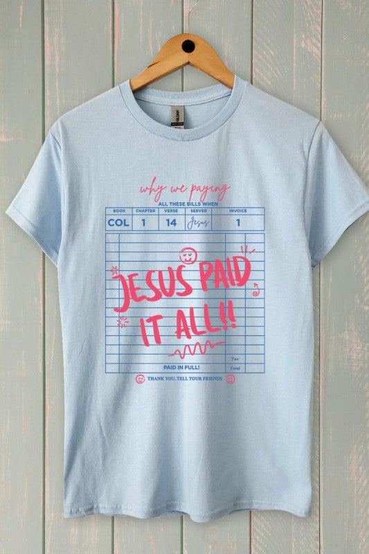 JESUS PAID IT ALL