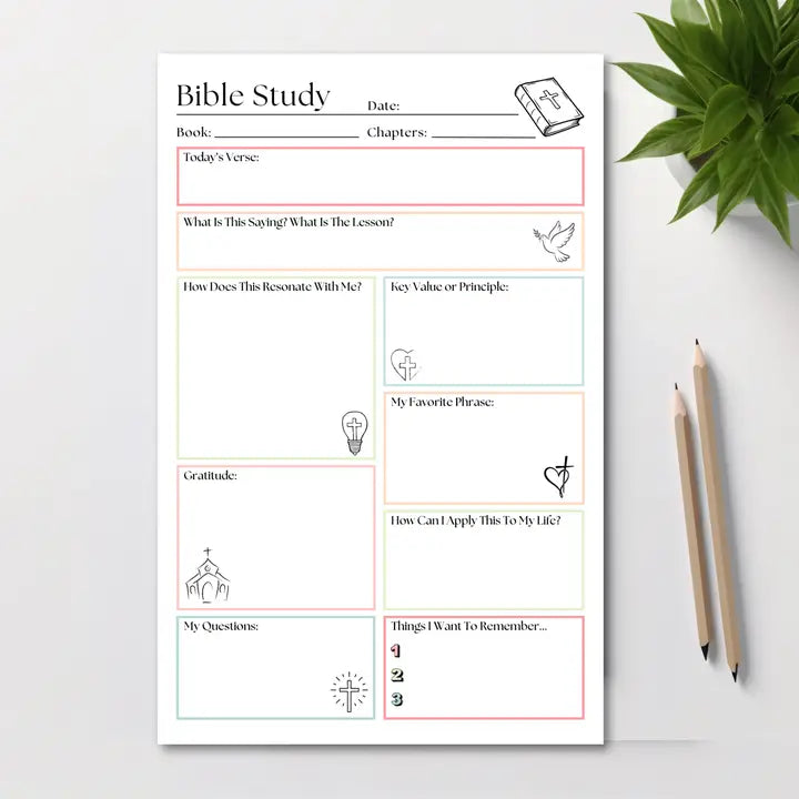 Bible Study Notepad (50 sheets)